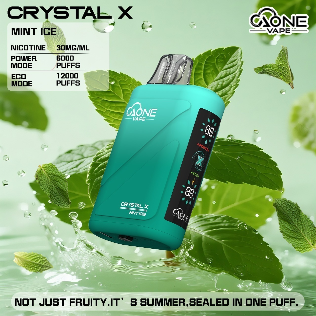 AONE VAPE Crystal 水晶 二代　12000口 一次性電子煙