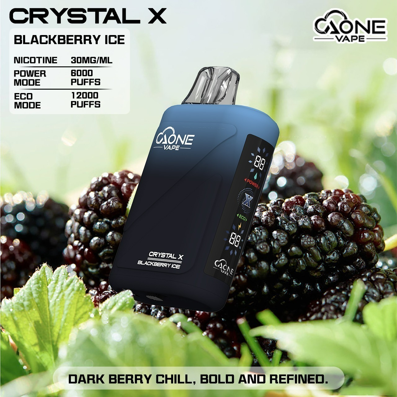 AONE VAPE Crystal 水晶 二代　12000口 一次性電子煙